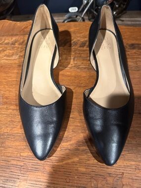 Naturalizer Black Pointed D'Orsay Flats